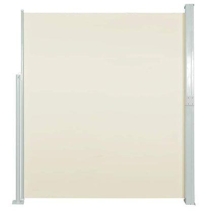 Patio Retractable Side Awning 140x514 cm Cream