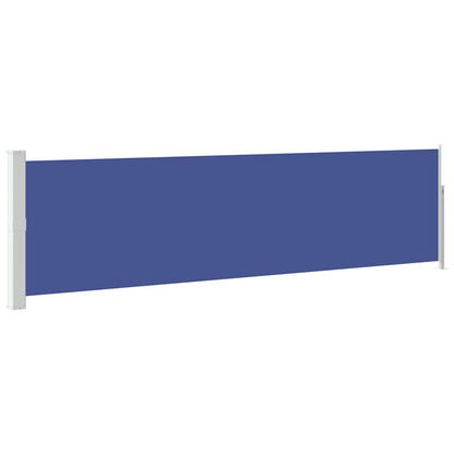 Side Awning | Blue | Polyester fabric | 140x500 cm |  Retractable