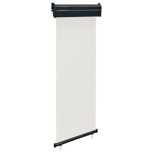 Balcony Vertical Awning | Cream | Polyester, Aluminium, Steel | 65x250 cm