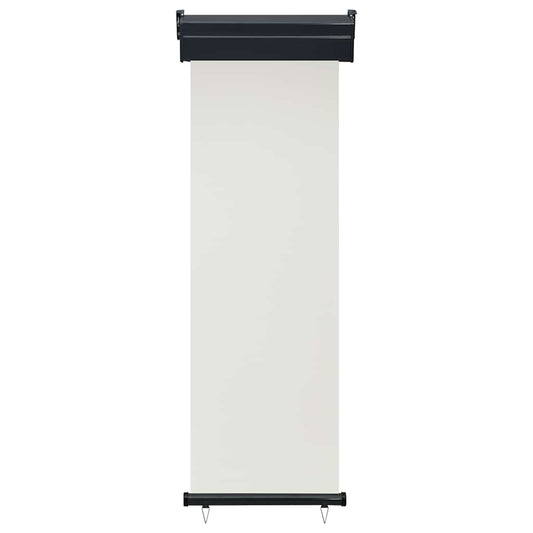Balcony Vertical Awning | Cream | Polyester, Aluminium, Steel | 65x250 cm