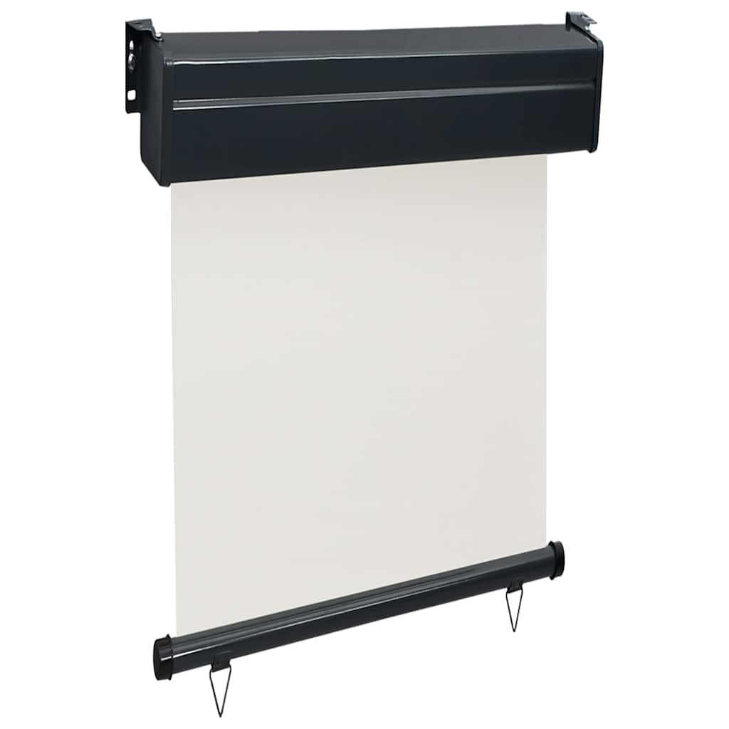 Balcony Vertical Awning | Cream | Polyester, Aluminium, Steel | 65x250 cm