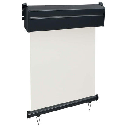 Balcony Vertical Awning | Cream | Polyester, Aluminium, Steel | 65x250 cm