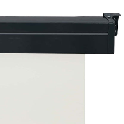 Balcony Vertical Awning | Cream | Polyester, Aluminium, Steel | 65x250 cm