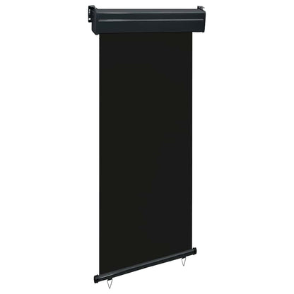 Balcony Side Awning 85x250 cm Black