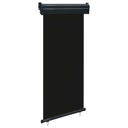 Balcony Side Awning 85x250 cm Black