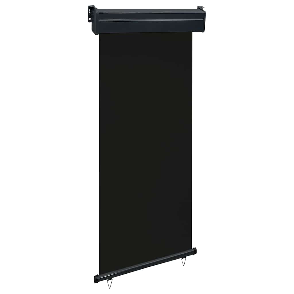 Balcony Side Awning 85x250 cm Black