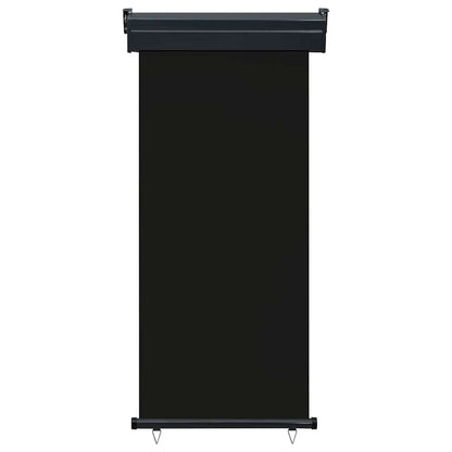 Balcony Side Awning 85x250 cm Black