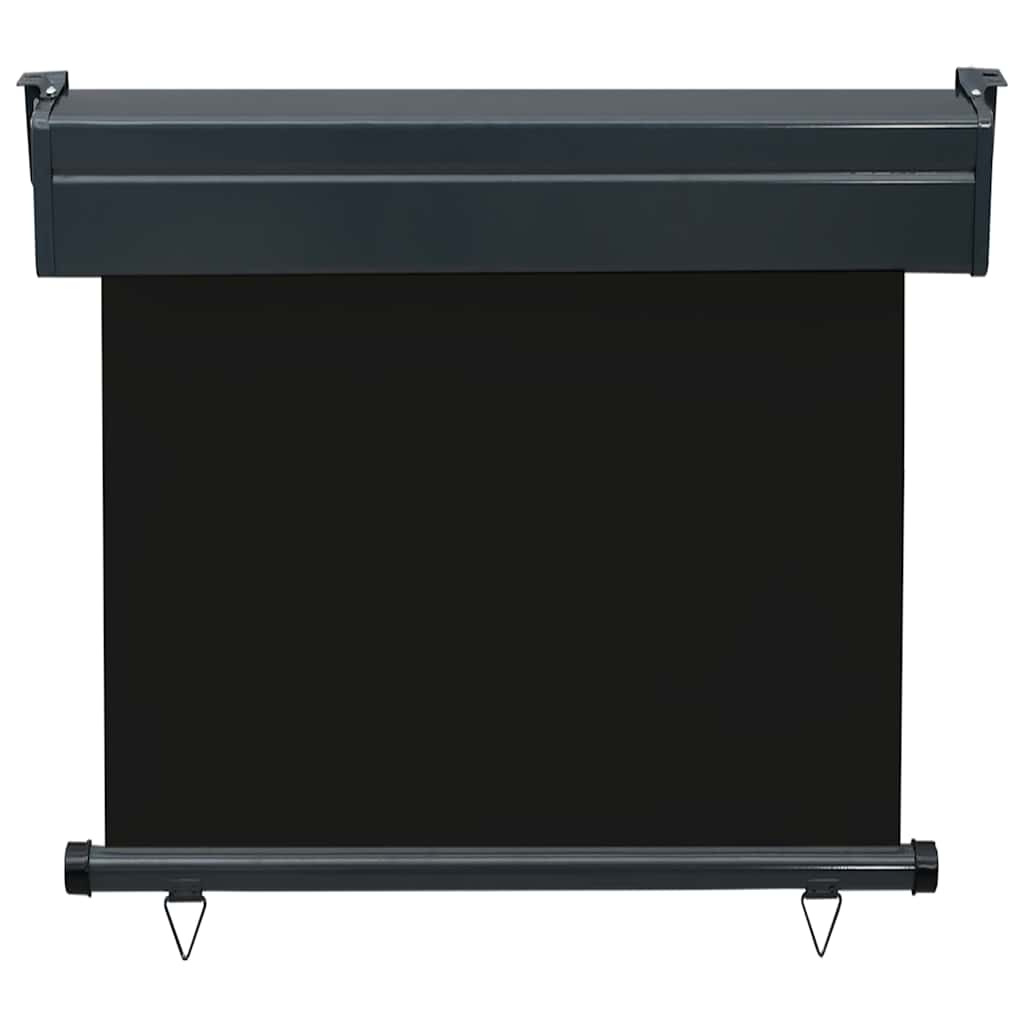 Balcony Side Awning 85x250 cm Black