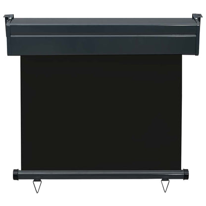 Balcony Side Awning 85x250 cm Black