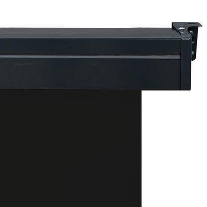 Balcony Side Awning 85x250 cm Black