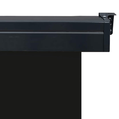 Balcony Side Awning 85x250 cm Black