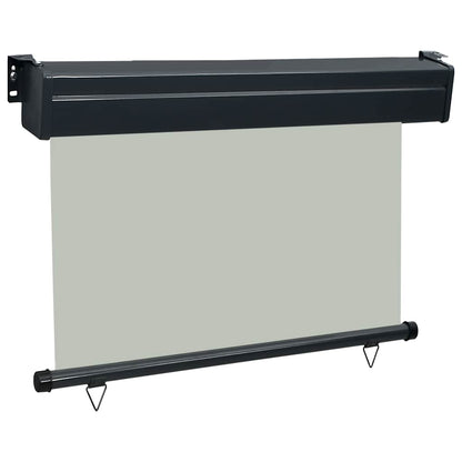 Balcony Side Awning 105x250 cm Grey