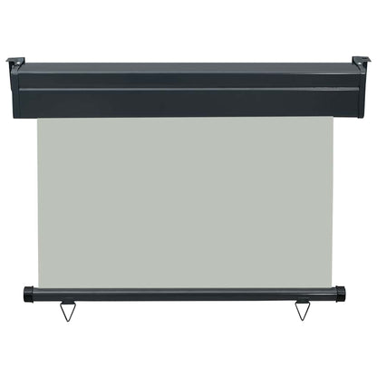 Balcony Side Awning 105x250 cm Grey