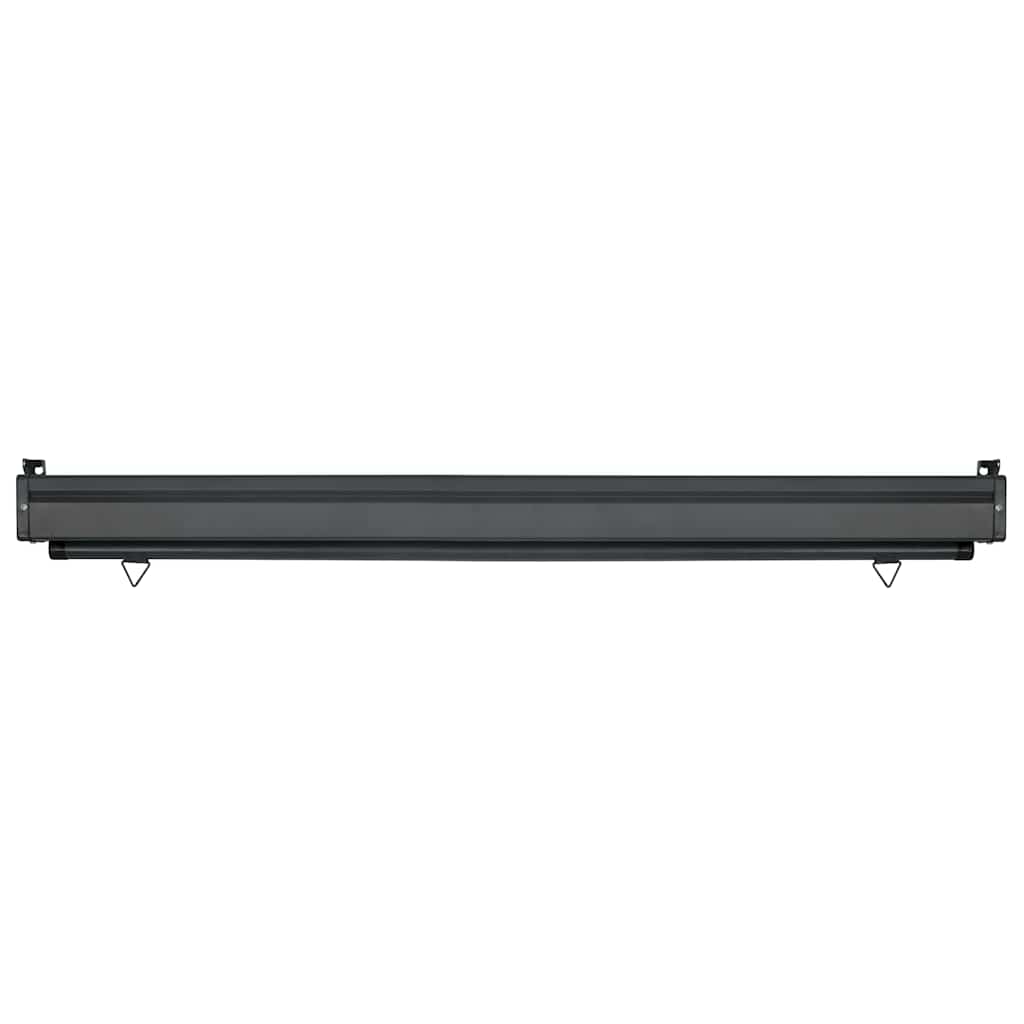 Balcony Side Awning 125x250 cm Black