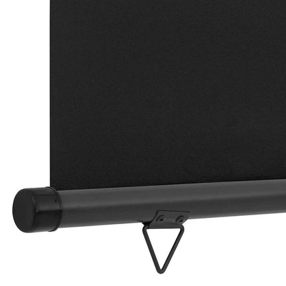 Balcony Side Awning 125x250 cm Black