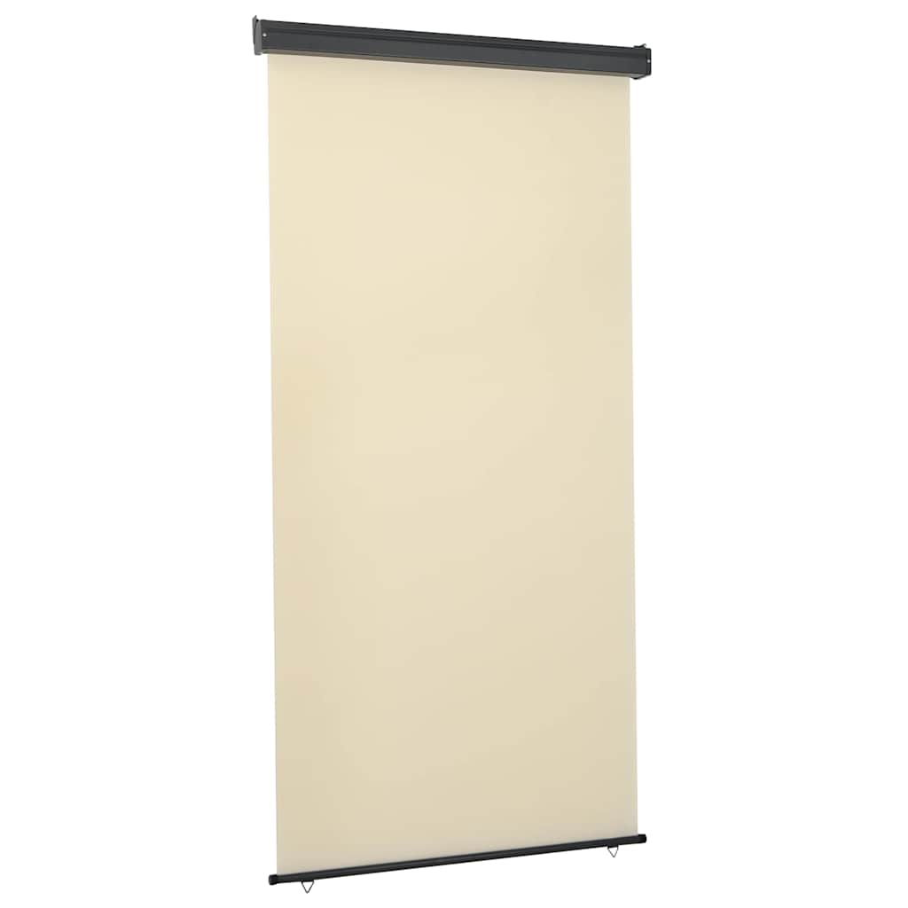 Balcony Side Awning 125x250 cm Cream