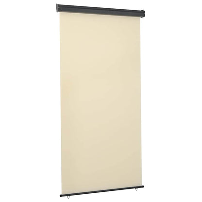 Balcony Side Awning 125x250 cm Cream