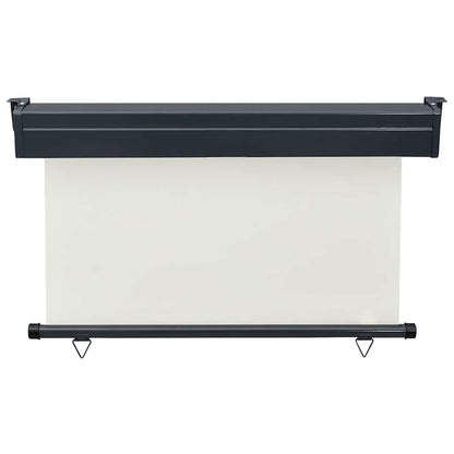 Balcony Side Awning 125x250 cm Cream