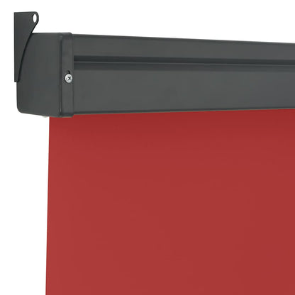 Balcony Side Awning 125x250 cm Red