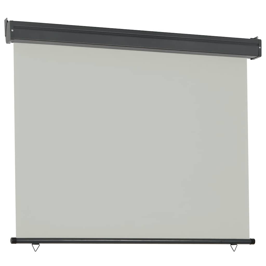 Balcony Side Awning | Grey | Steel, aluminium, polyester | Medium