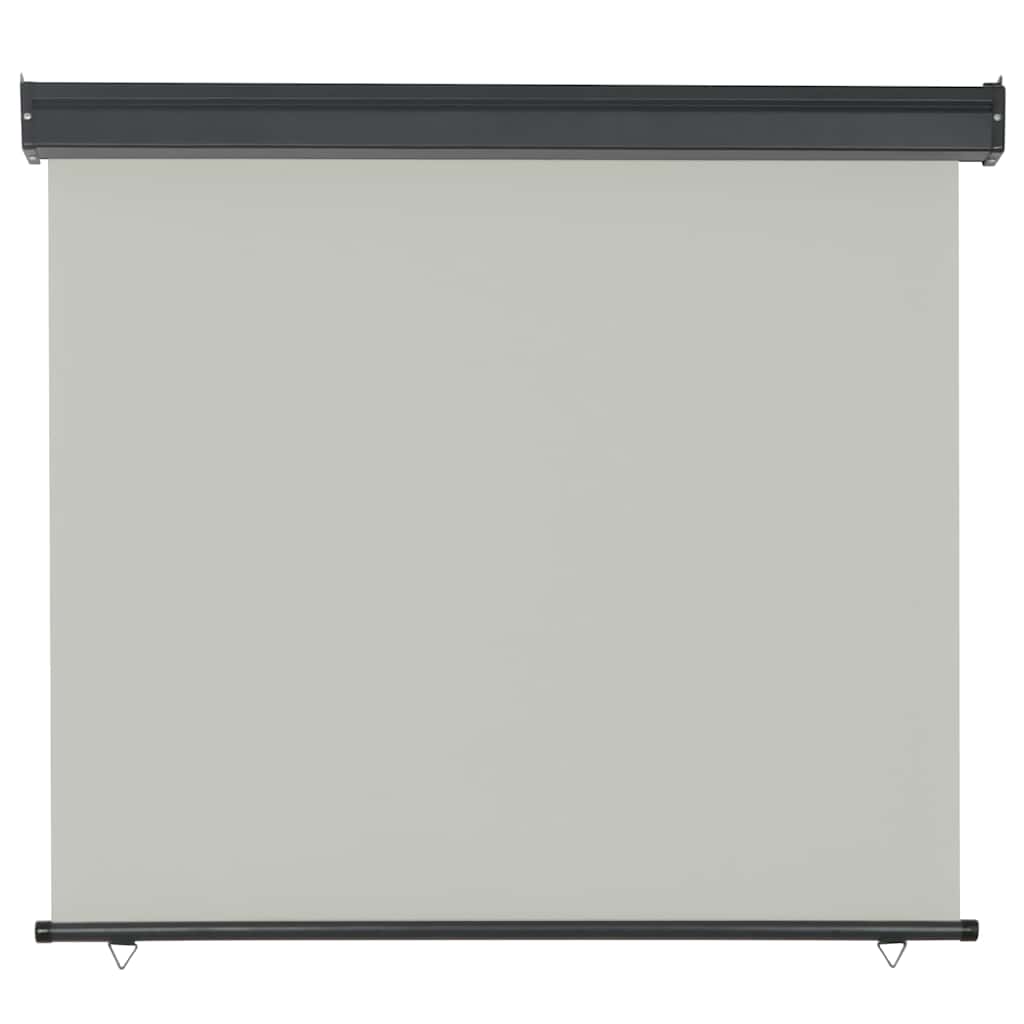 Balcony Side Awning | Grey | Steel, aluminium, polyester | Medium