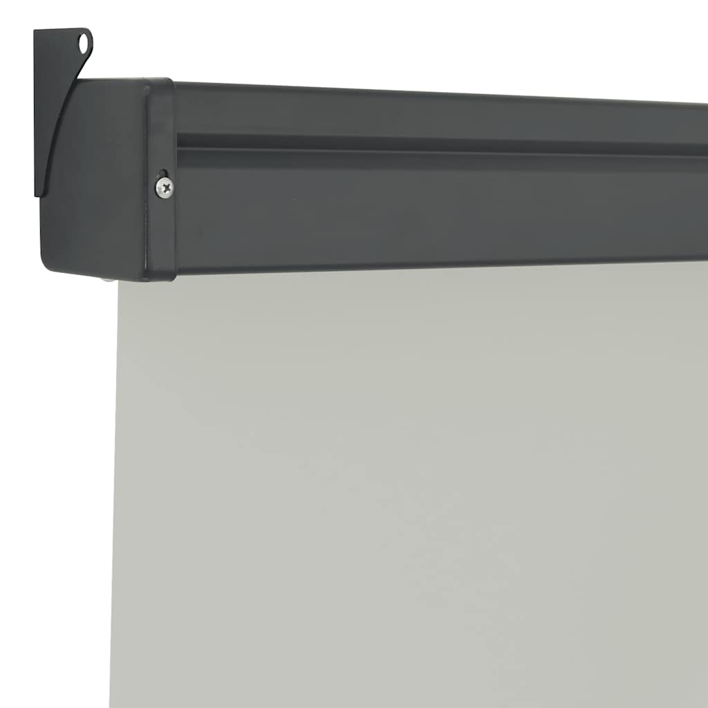 Balcony Side Awning | Grey | Steel, aluminium, polyester | Medium