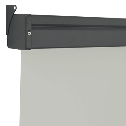 Balcony Side Awning | Grey | Steel, aluminium, polyester | Medium