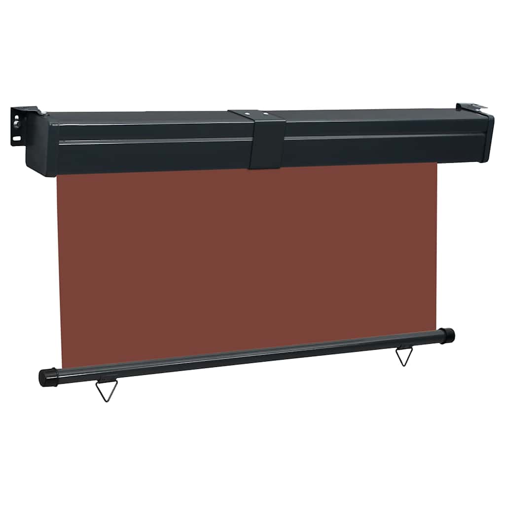 48429 vidaXL Balcony Side Awning 145x250 cm Brown