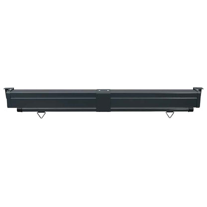 Balcony Side Awning | Black | Steel, aluminium, 100% polyester fabric