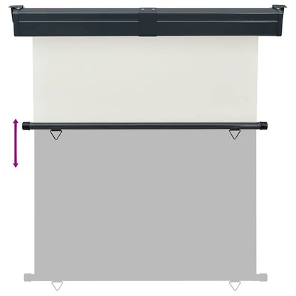 Balcony Side Awning 165x250 cm Cream