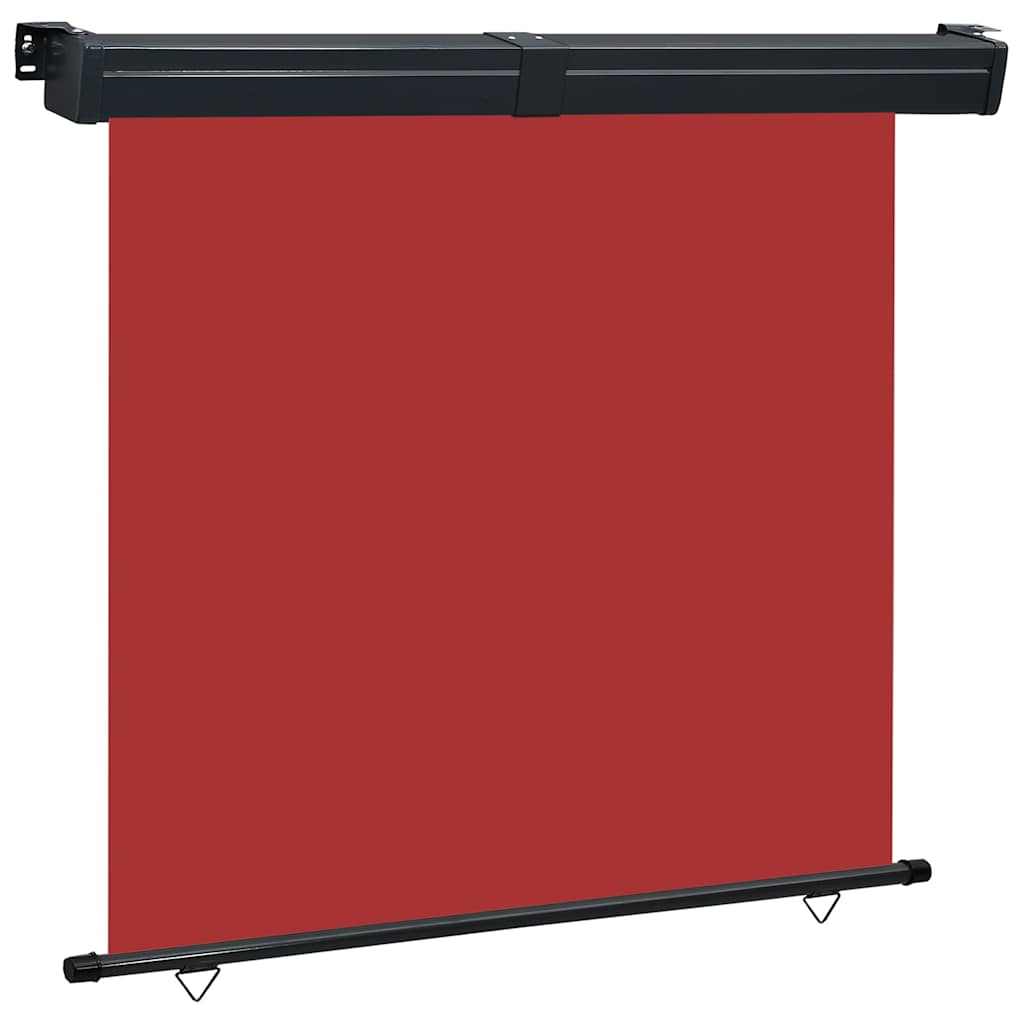48433 vidaXL Balcony Side Awning 165x250 cm Red