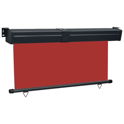 48433 vidaXL Balcony Side Awning 165x250 cm Red