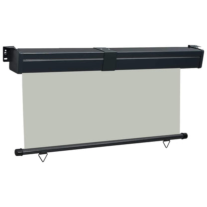 48434 vidaXL Balcony Side Awning 165x250 cm Grey