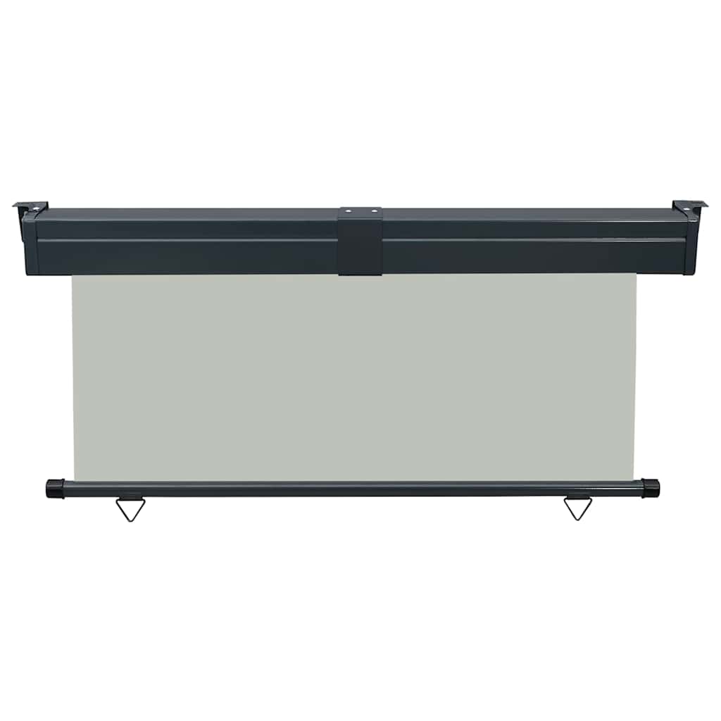 48434 vidaXL Balcony Side Awning 165x250 cm Grey