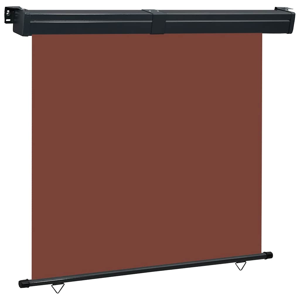 48435 vidaXL Balcony Side Awning 165x250 cm Brown