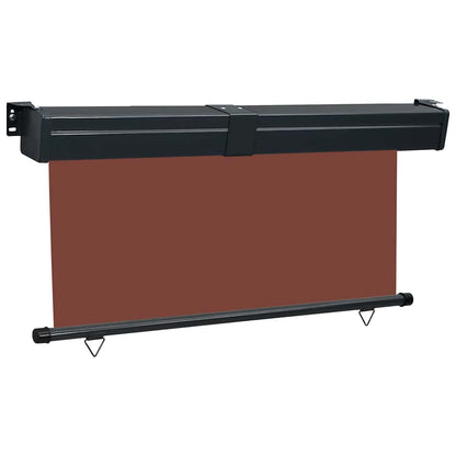 48435 vidaXL Balcony Side Awning 165x250 cm Brown