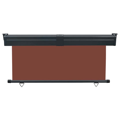 48435 vidaXL Balcony Side Awning 165x250 cm Brown