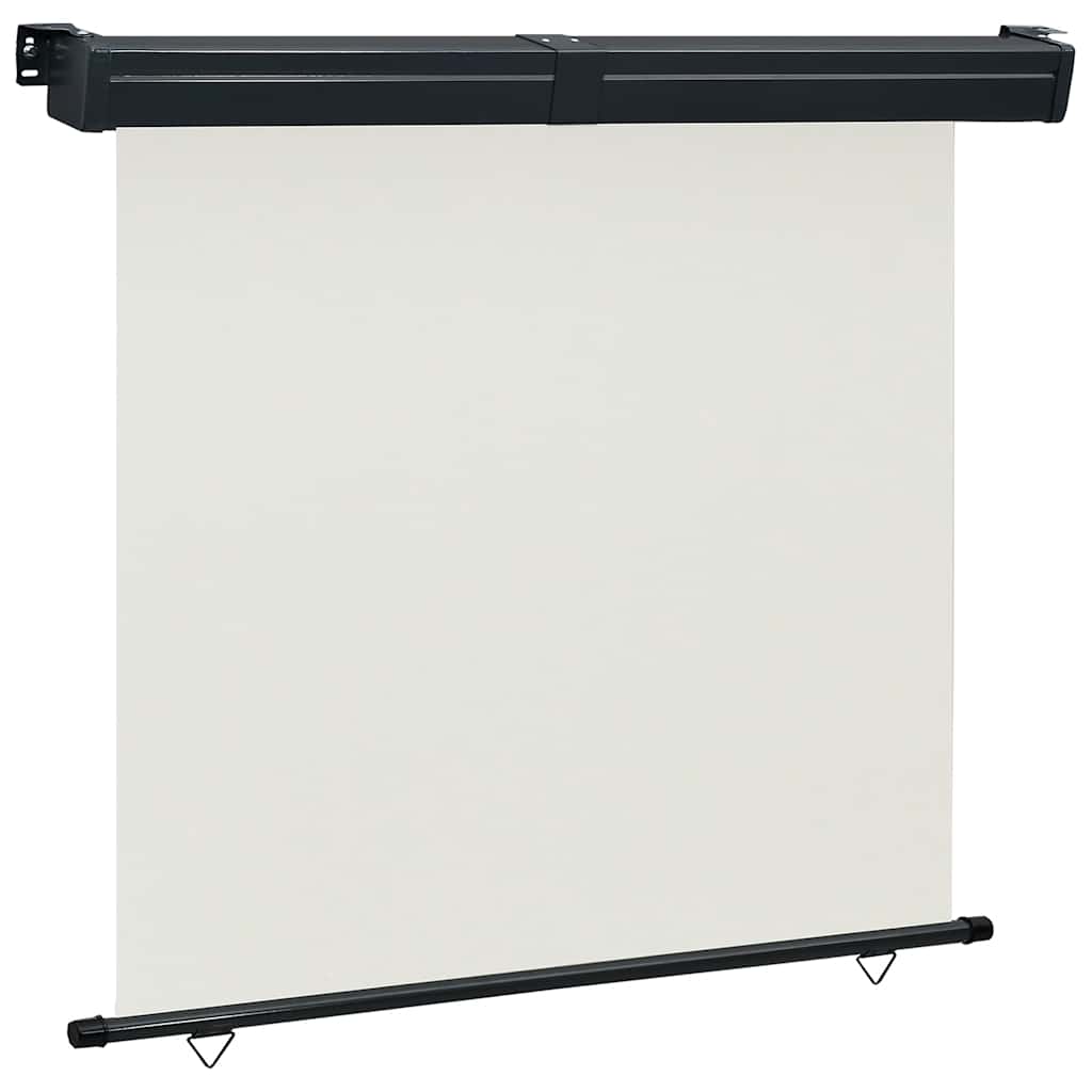 Balcony Side Awning | Cream | Polyester, Aluminium, Steel | 175 x 250 cm