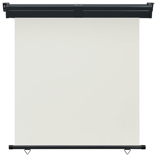 Balcony Side Awning | Cream | Polyester, Aluminium, Steel | 175 x 250 cm