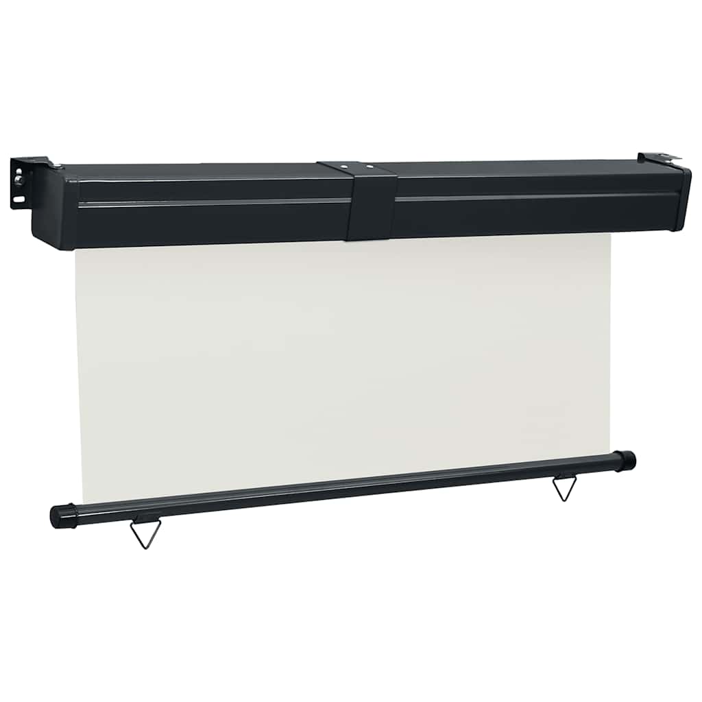 Balcony Side Awning | Cream | Polyester, Aluminium, Steel | 175 x 250 cm