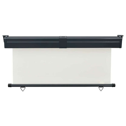 Balcony Side Awning | Cream | Polyester, Aluminium, Steel | 175 x 250 cm