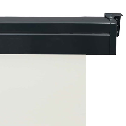 Balcony Side Awning | Cream | Polyester, Aluminium, Steel | 175 x 250 cm