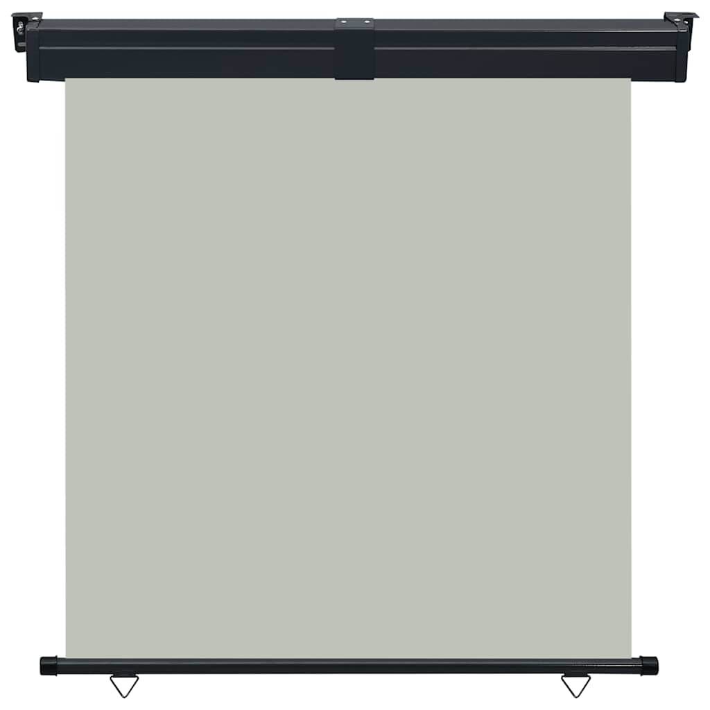 Balcony Side Awning | Grey | Steel | 175x250 cm | Retractable