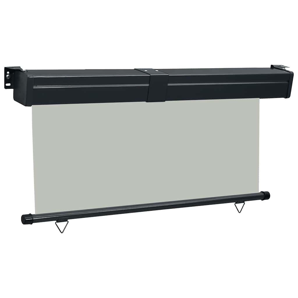 Balcony Side Awning | Grey | Steel | 175x250 cm | Retractable