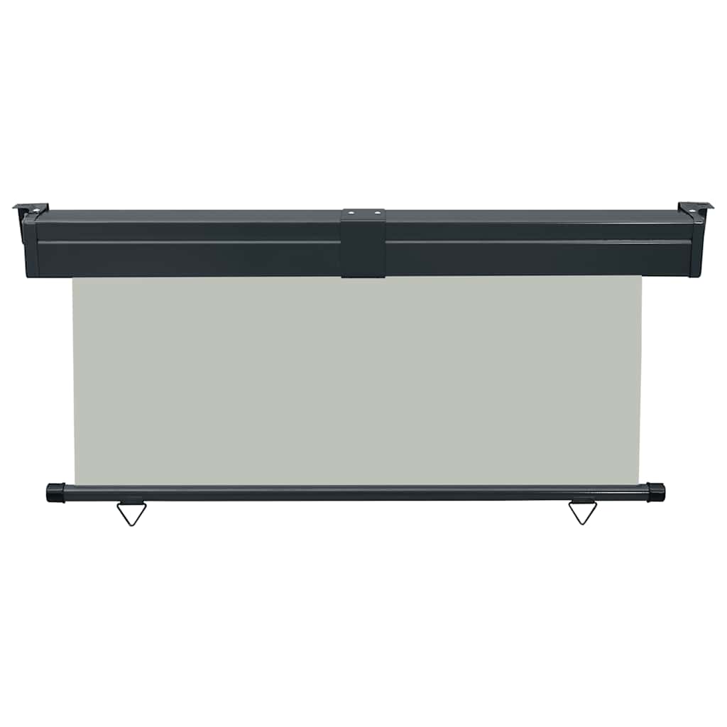 Balcony Side Awning | Grey | Steel | 175x250 cm | Retractable