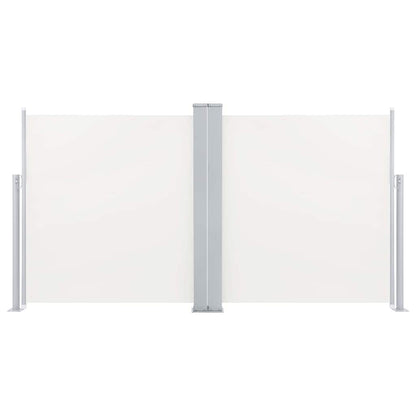 48443 vidaXL Retractable Side Awning Cream 100x600 cm