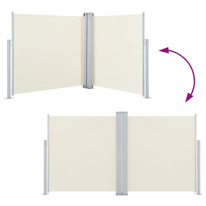 Retractable Side Awning Cream 100x600 cm
