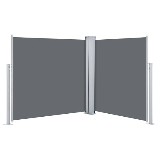 Side Awning | Anthracite | Polyester with PU coating | 100 x 600 cm
