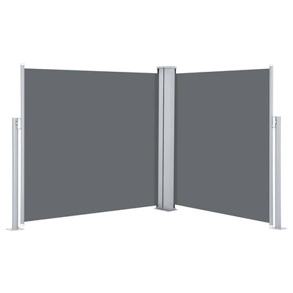 48444 vidaXL Retractable Side Awning Anthracite 100x600 cm