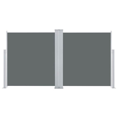 48444 vidaXL Retractable Side Awning Anthracite 100x600 cm